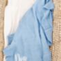 Blue Personalised Embroidered New Baby Name Cardigan, thumbnail 6 of 11