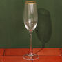 G Decor Set Of Four Aurora Champagne Flutes Glasses, thumbnail 5 of 6
