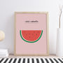 'I Carried A Watermelon' Film Quote Print, thumbnail 2 of 4