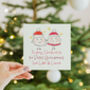 Bestest Grandparents Personalised Fun Christmas Card, thumbnail 1 of 4