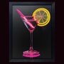 Cocktail Framed Neon Wall Art 12x16”, thumbnail 2 of 2