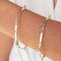 Rajput Serenity Turquoise And Pearl Stacking Bangle, thumbnail 1 of 12
