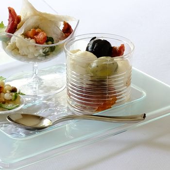 Glass Effect Canape Plates: Elegant Party Tableware, 2 of 3