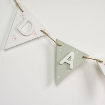 Personalised Wooden Name Bunting, 2 of 8
