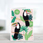 Birthday Toucans Birthday Card, thumbnail 2 of 5