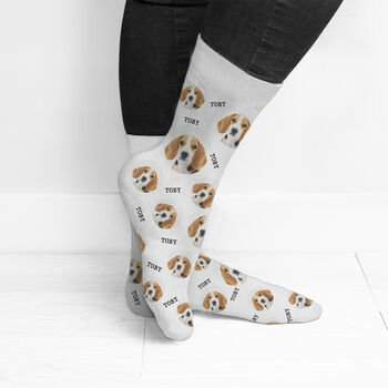 Personalised Pet Photo Socks, 7 of 7