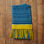 Large Knitted Fair Isle Blanket Scarf, thumbnail 5 of 9