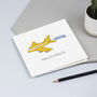 Aeroplane Birthday Card With Name And Age, thumbnail 2 of 3