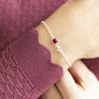 Mother And Child Birthstone Bracelet, thumbnail 7 of 11