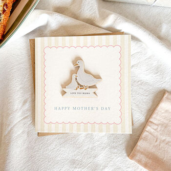 Luxury First Mother's Day Goose Card, 2 of 2