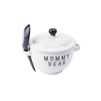 Loft 'Mummy Bear' Porridge Bowl And Spoon, 3 of 4