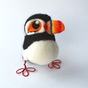 Needle Felted Puffin, 3 of 11