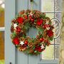 Snowbank Stars And Roses Luxury Wreath, thumbnail 3 of 6