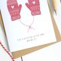'I'm Smitten' Personalised Christmas Card, thumbnail 3 of 3