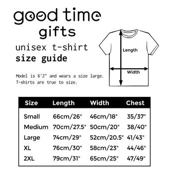 Personalised Place, Year And Postcode T Shirt, 4 of 5