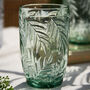 Set Of Four Laurier Green Highball Glasses, thumbnail 5 of 5