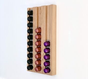 Wooden Coffee Pod Wall Rack, 3 of 9