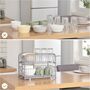 Two Tier Under Sink Organiser Sliding Drawer Rack, thumbnail 7 of 8