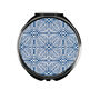 Blue White Celtic Knot Handbag Mirror And Lens Cloth, thumbnail 1 of 12