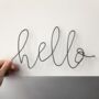 'Hello' Wire Words, thumbnail 1 of 2