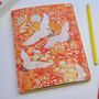 Cranes Monogram A5 Journal Notebook, thumbnail 1 of 8