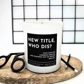 Personalised Career Goals Candle | New Job Gift Her Him, 5 of 9