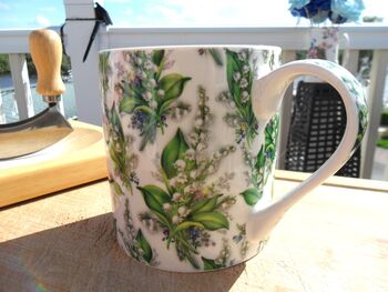 Jumbo Mug In Lily Of The Valley Design, 4 of 7