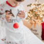 Personalised Rudolph Pj's For Baby, Kids, Boy, Girl, thumbnail 2 of 5