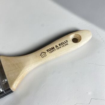 Personalised Wooden Paint Brush For Painters, 3 of 3