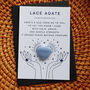 Blue Lace Agate Crystal Heart For Calm And Communication, thumbnail 3 of 3