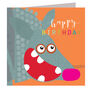 Laser Cut Armadillo Birthday Card, thumbnail 2 of 5