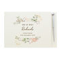 Personalised Floral Watercolour Guest Book, thumbnail 4 of 5