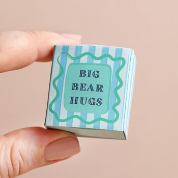 Tiny Matchbox Ceramic Bear Token, 3 of 4