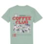 Coffee Club, Unisex Graphic T Shirt, thumbnail 5 of 11