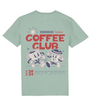 Coffee Club, Unisex Graphic T Shirt, 5 of 11