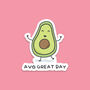 Pack Of Three | 'Avo Great Day' | Novelty Sticker, thumbnail 1 of 3