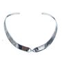 Sterling Silver Choker Necklace With Twist, thumbnail 3 of 6