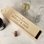 Personalised Wine Box For Valentines, thumbnail 3 of 5