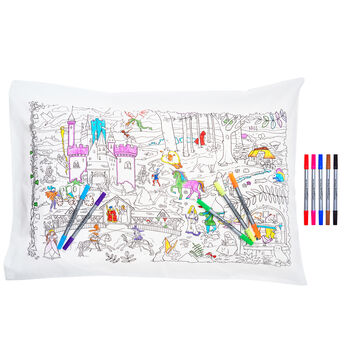 Fairytale Pillowcase Kit + 10 Pens, Colour In And Learn, 7 of 7