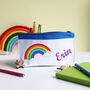 Rainbow Personalised Pencil Case, thumbnail 3 of 11