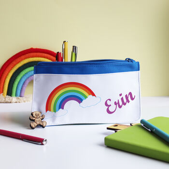 Rainbow Personalised Pencil Case, 3 of 11