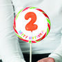 2nd Birthday Balloon Giant Lollipop, thumbnail 1 of 2