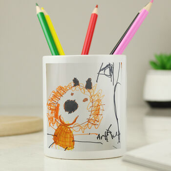 Personalised Childrens Drawing Photo Storage Pot, 3 of 12