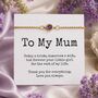 Wedding Gift For Mum From Bride, Birthstone Bracelet, thumbnail 10 of 11