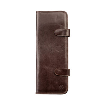 Personalised Leather Travel Tie Case 'Tivoli', 4 of 12