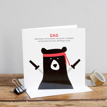 Dad Protector, Funny Father's Day Card, 2 of 3
