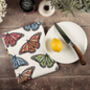 Butterfly Tea Towel | 100% Cotton | Made In England, thumbnail 1 of 9