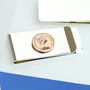 Halfpenny Year Coin Money Clip 1971 To 1984, thumbnail 10 of 12