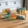 Personalised All Aboard Wooden Train Set Gift For Children, thumbnail 1 of 4