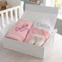 Personalised New Baby Girl Gift Hamper, thumbnail 1 of 9